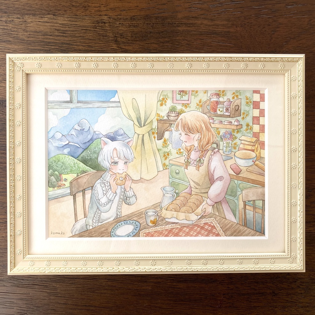 【原画】揚げたてを召し上がれ
