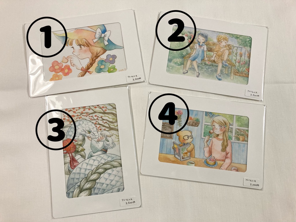 【原画】ペーパーフレーム付き