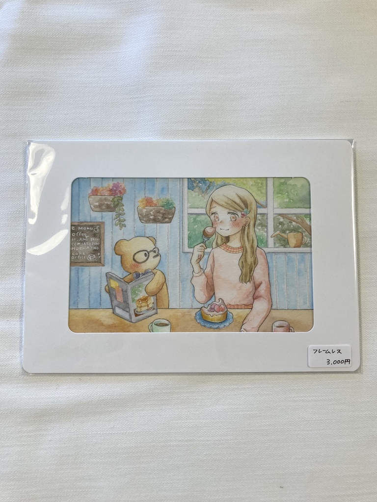 【原画】ペーパーフレーム付き