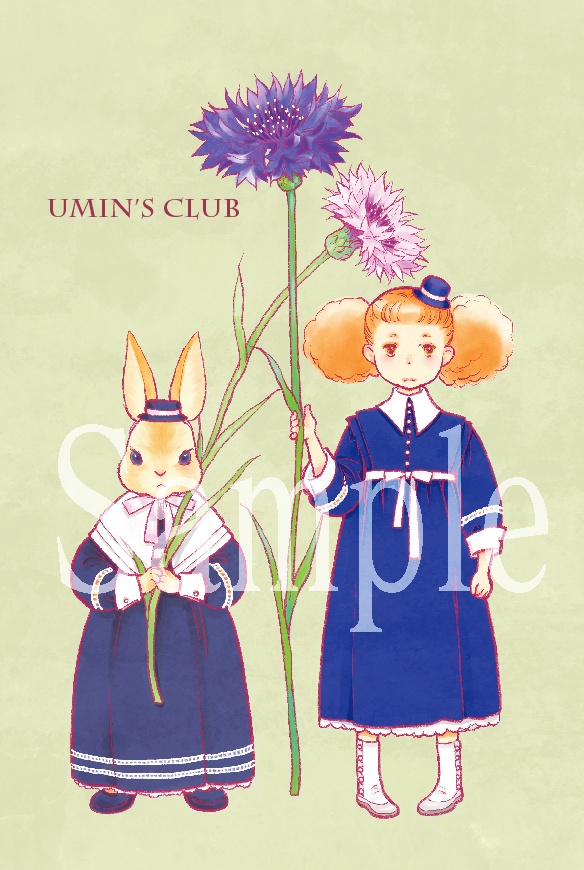 POST CARD 少女イラスト5種セット
