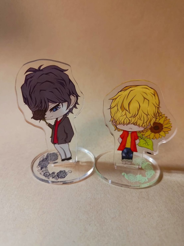 【オリキャラ】ちぐはぐカプの花言葉フレームアクスタ【DomSub】