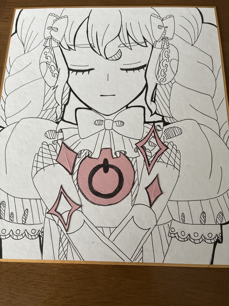 ファルル 色紙 プリパラ トリコロール