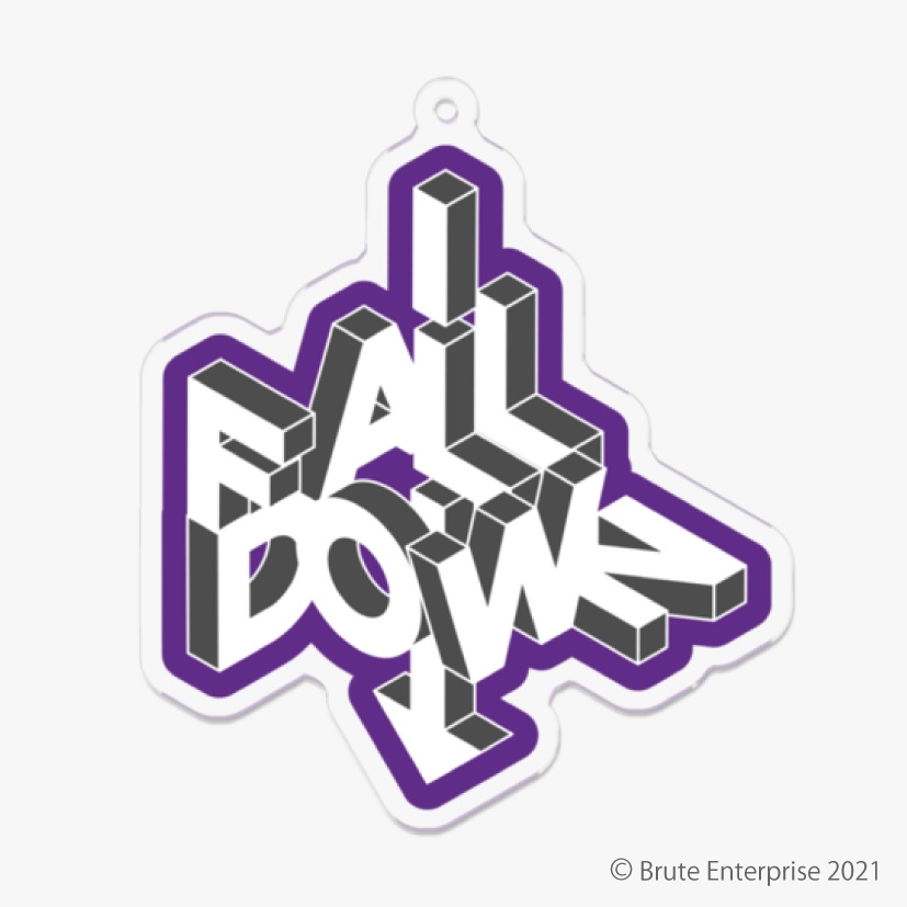 【SMB remix】FALL DOWN アクリルキーホルダー