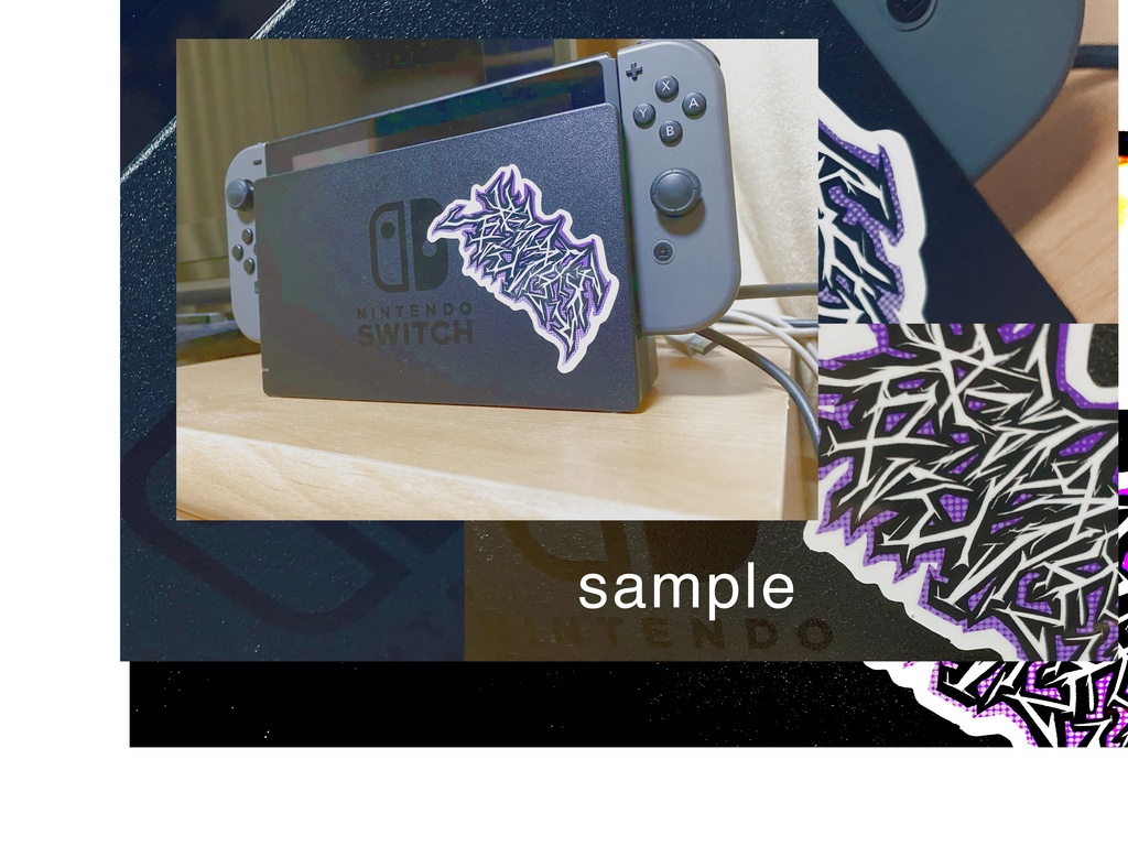 【君河今日子】Logoステッカー