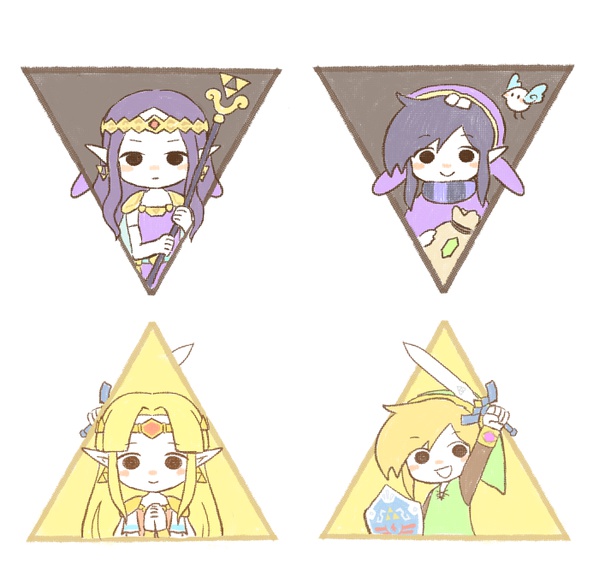 リンク＆ゼルダ　ラヴィオ＆ヒルダ　アクリルキーホルダー