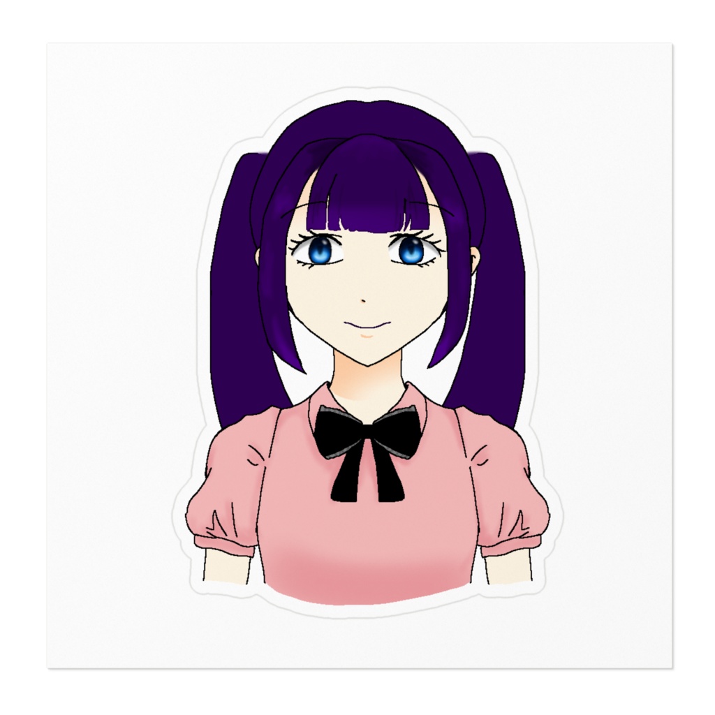 あくねちゃんステッカー ナイトメアVer