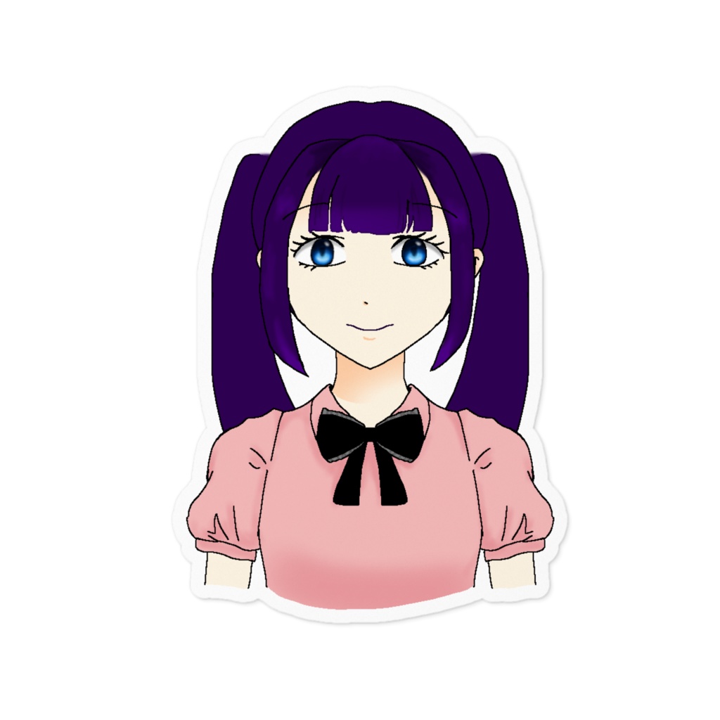 あくねちゃんステッカー ナイトメアVer