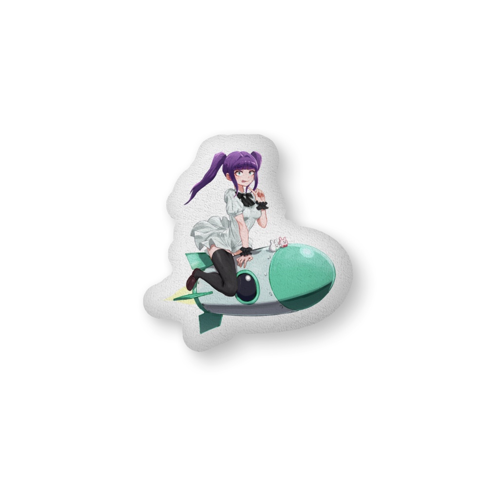 あくねちゃんふかふかクッション中　私服Ver