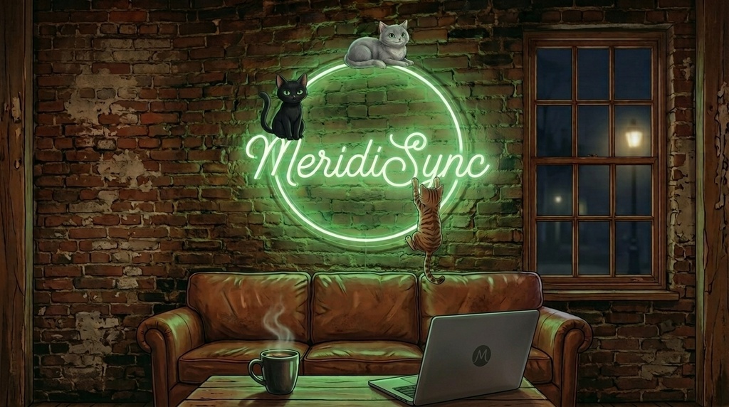 🐾💻 MeridiSync - 打つ手間... 消えます