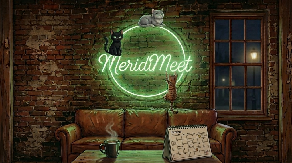 🐾📅 MeridiMeet - 時差を気にせず日程調整