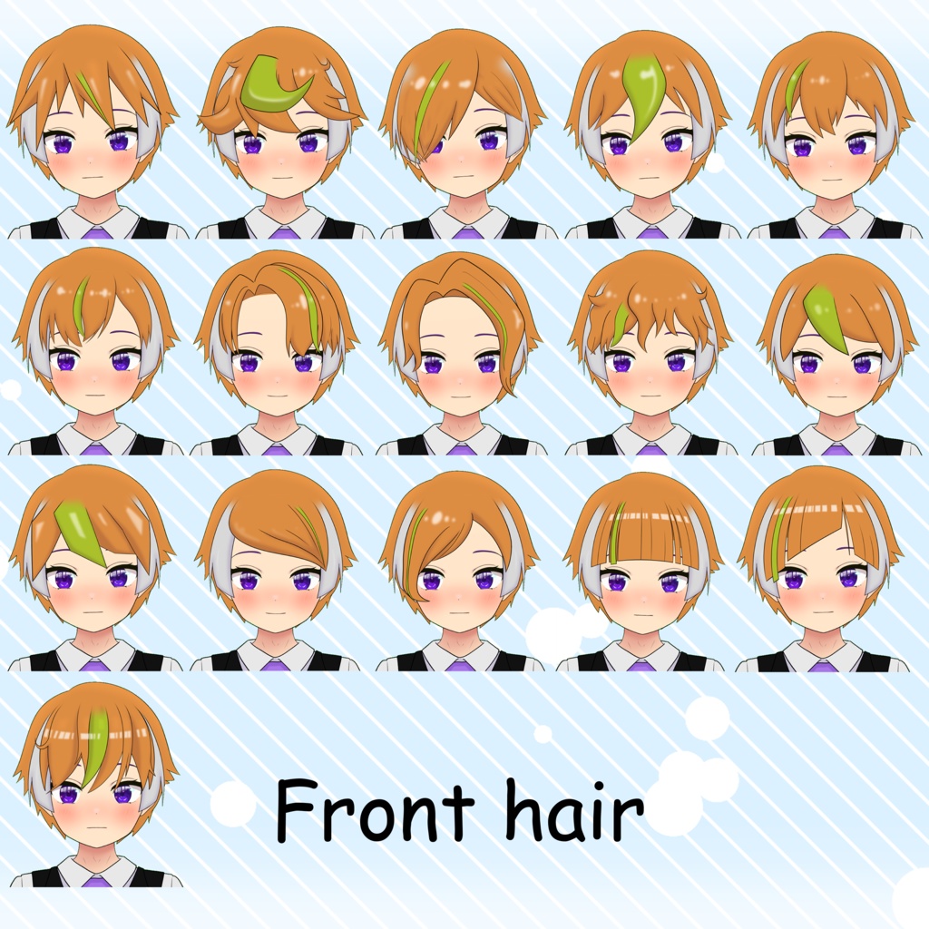 【Live2D_VST】カスタムモデル001_Customizable Model001