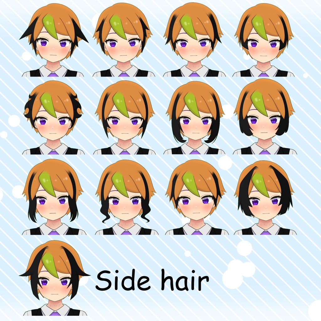 【Live2D_VST】カスタムモデル001_Customizable Model001