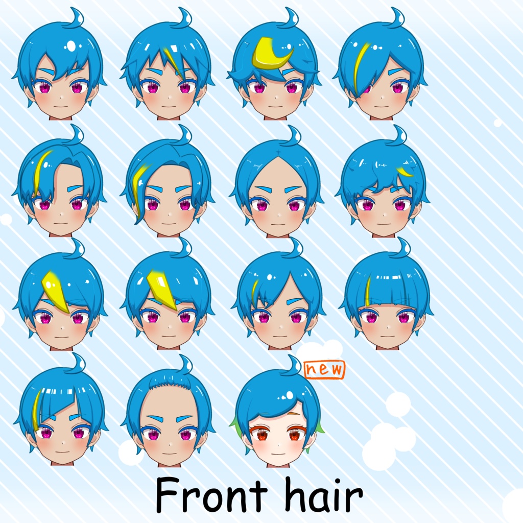 【Live2D_VST】カスタムモデル003_Customizable Model003