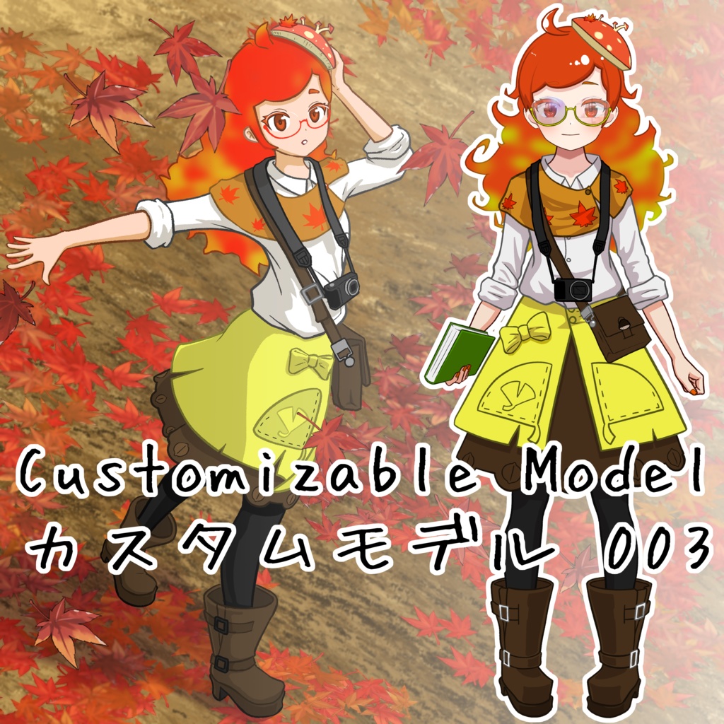 【Live2D_VST】カスタムモデル003_Customizable Model003