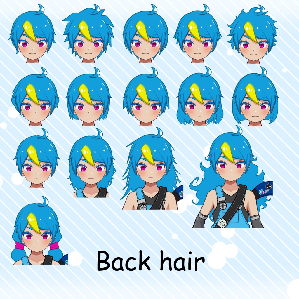 【Live2D_VST】カスタムモデル004_Customizable Model004