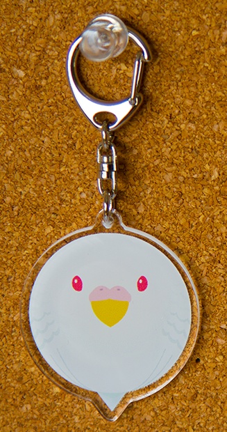 ころころセキセイキーホルダー