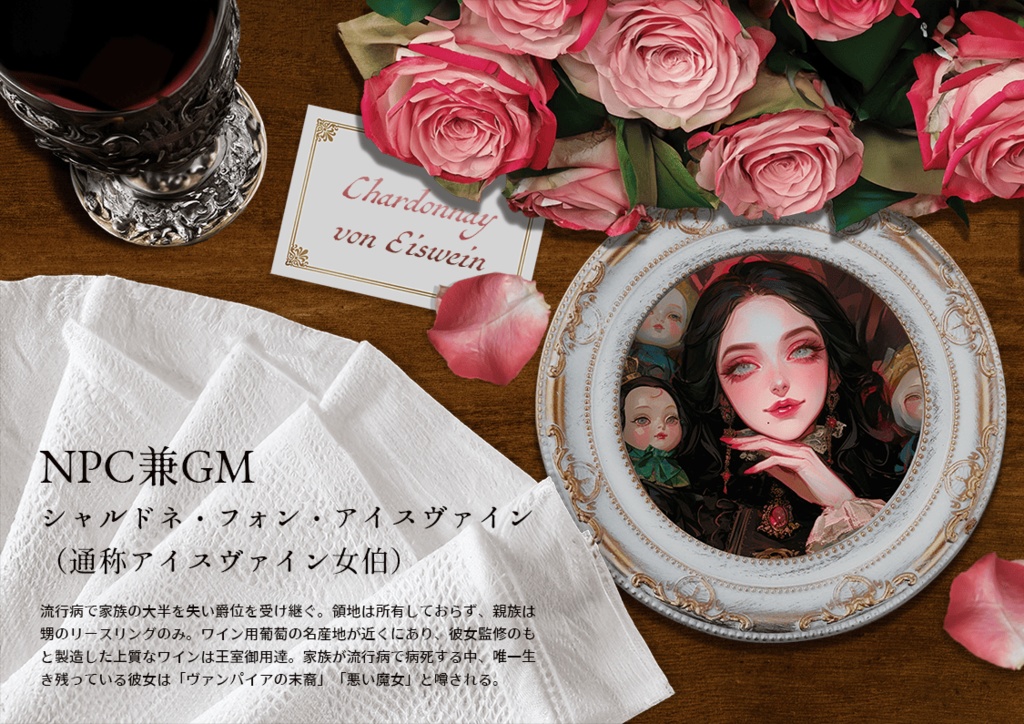 アイスヴァイン伯爵の偏愛【オンライン用マーダーミステリー&ストーリープレイング】