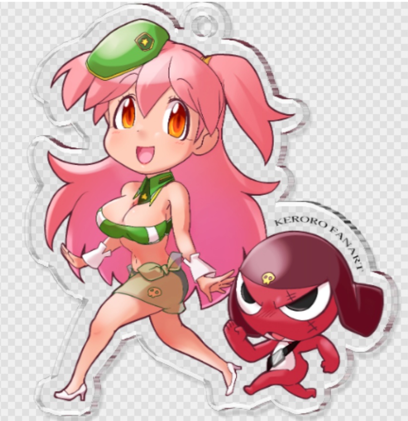 大人夏美＆ギロロ　アクリルキーホルダー