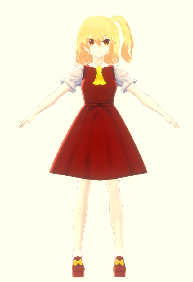 イカロす式 フランドール・スカーレット 3Dモデル