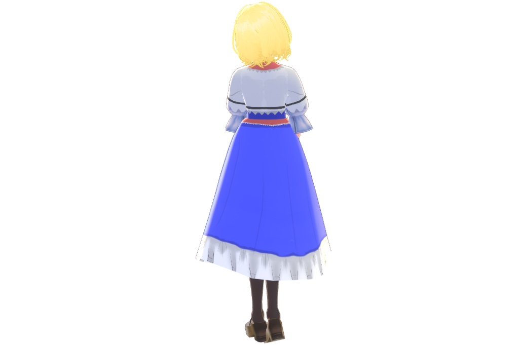 【衣装テクスチャ&3Dモデル】アリス・マーガトロイド【VRoid】