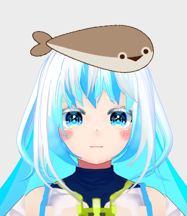 【サカバンバスピス】VRoid つけ髪【頭部アクセサリー】