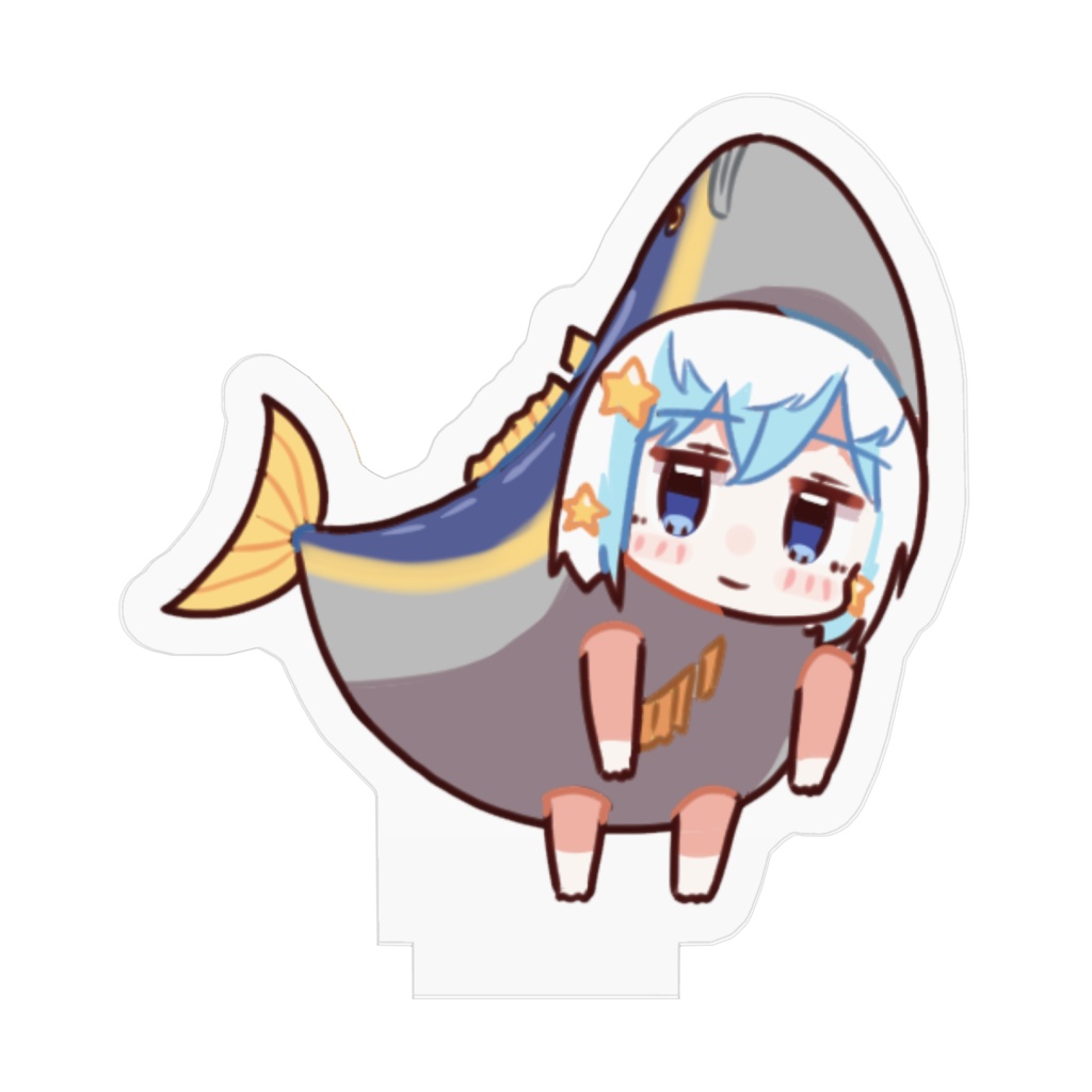 右よりブリつばさちゃんアクリルフィギュア