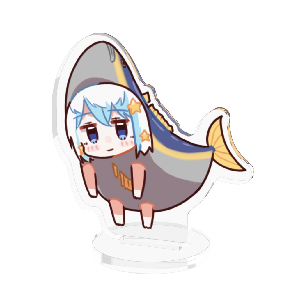 左よりブリつばさちゃんアクリルフィギュア