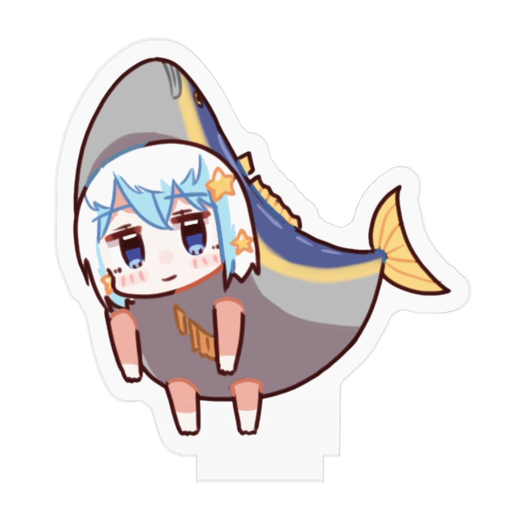 左よりブリつばさちゃんアクリルフィギュア