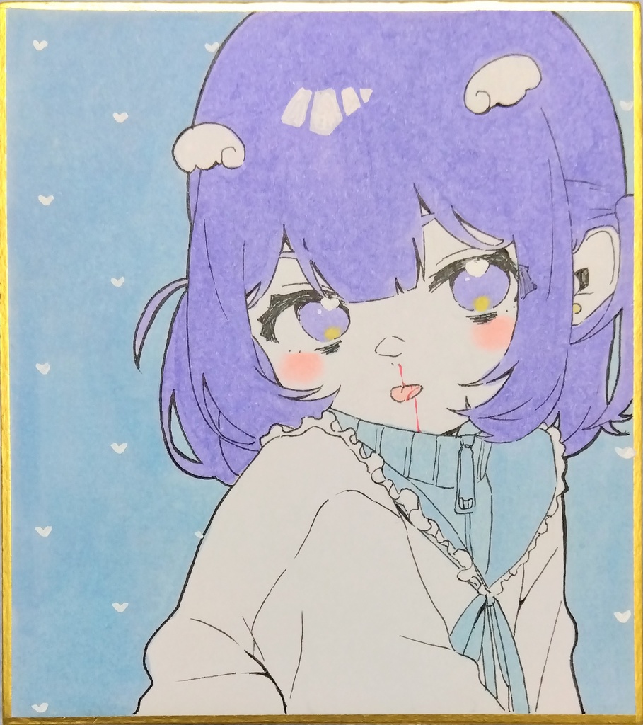 🩵🪽ミニ色紙