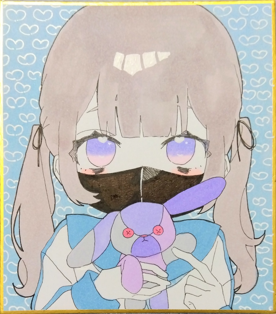 🧸🪽ミニ色紙