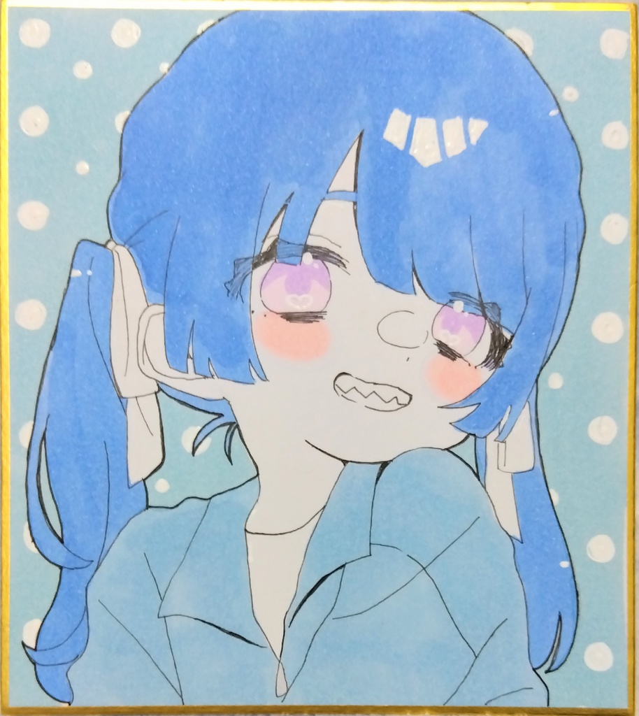 🦈🪽ミニ色紙