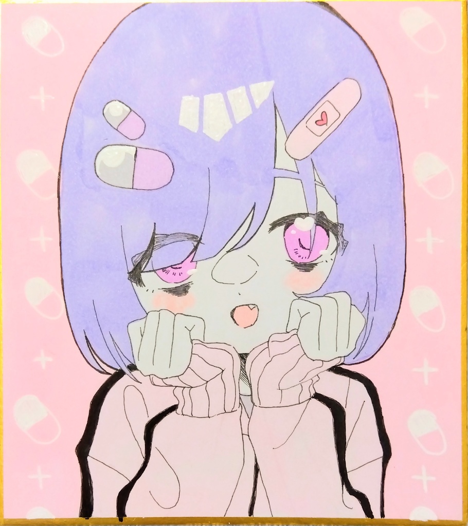 🩹💊ミニ色紙