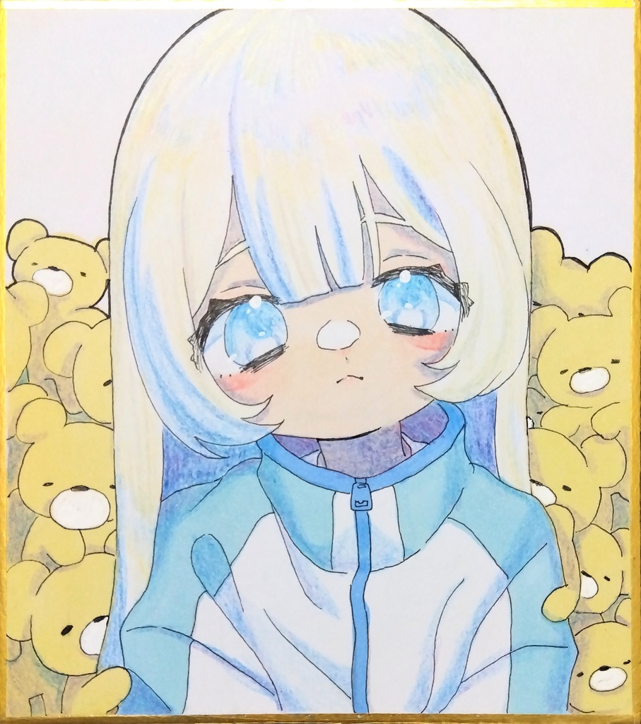 🐻🪽ミニ色紙