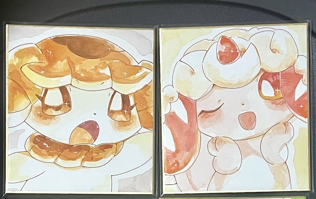 【パンびより】寸松庵色紙(ルーン/クラン)