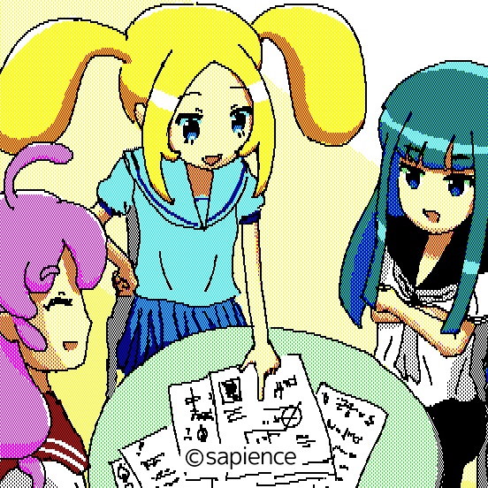 エヴェレット缶バッジ(会議中)