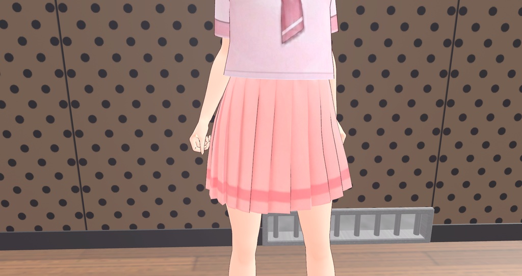 学生用ピンクスカート
