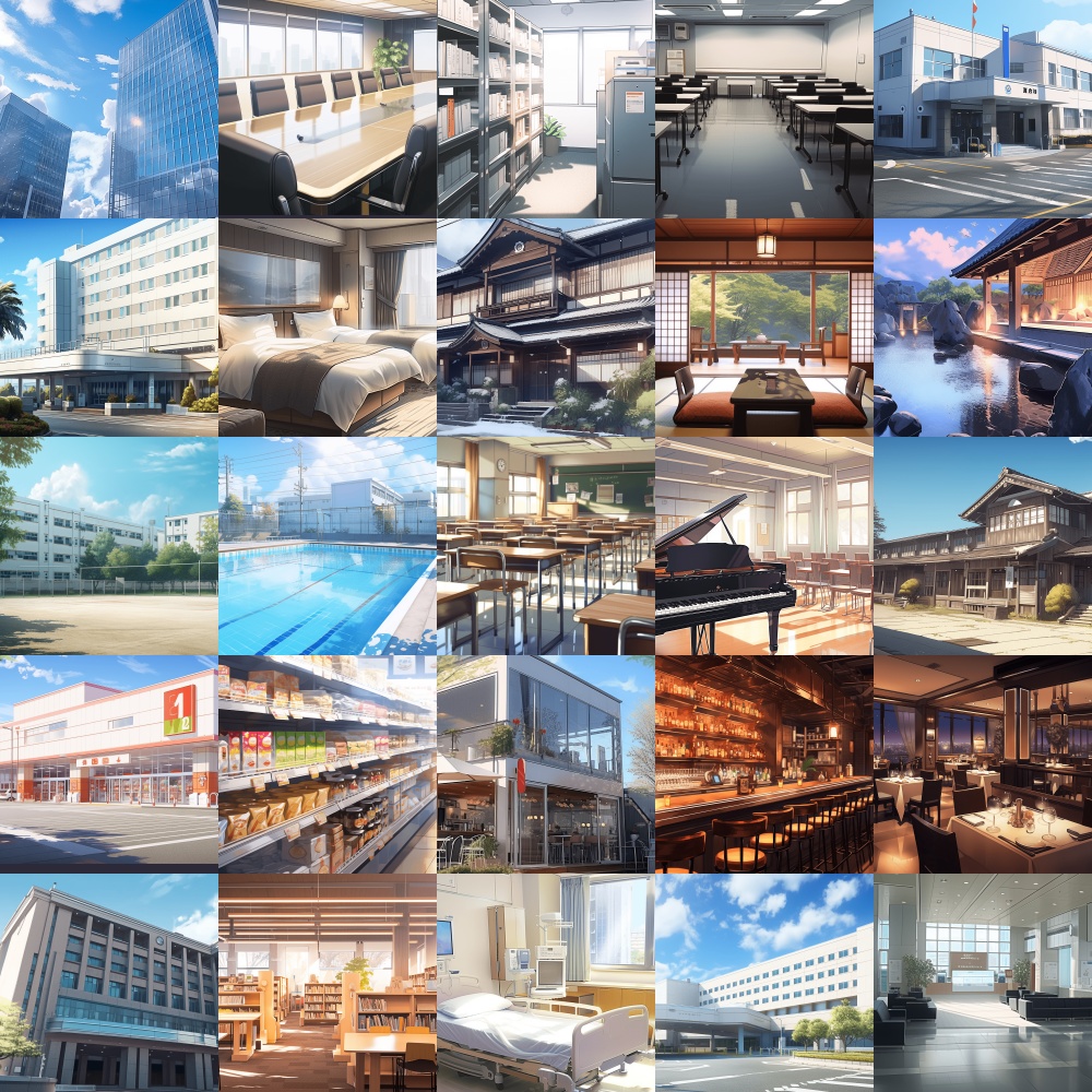 フリー素材背景集 Artificial Intelligence