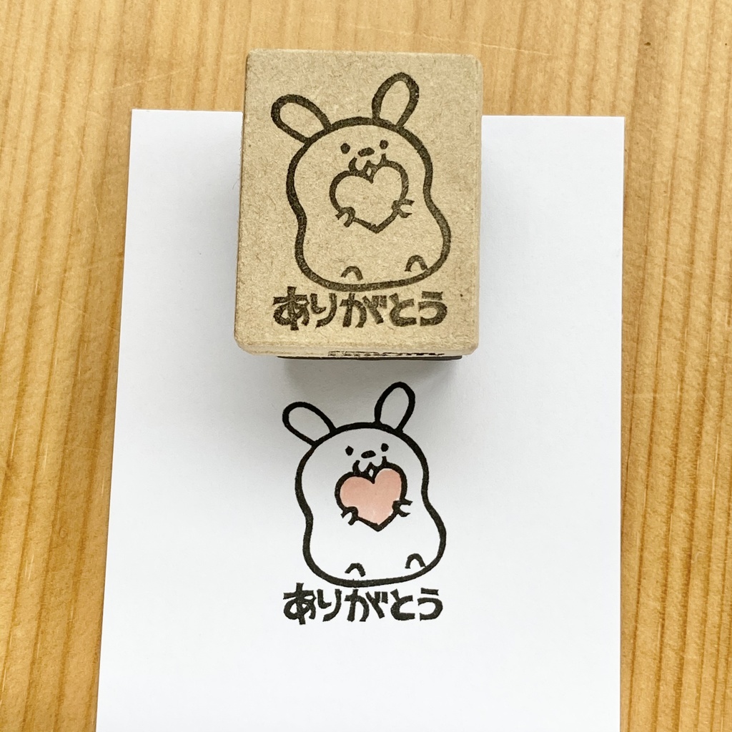 うさぎ 消しゴムはんこ - インテリア