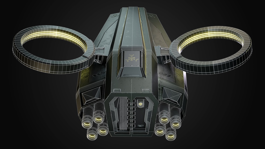 Scifi Drone ドローン 3dモデル Cg Nullzhenn Cg Booth