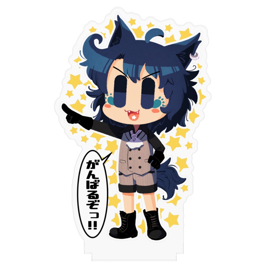 現実クラウディくん😆アクリルフィギュア