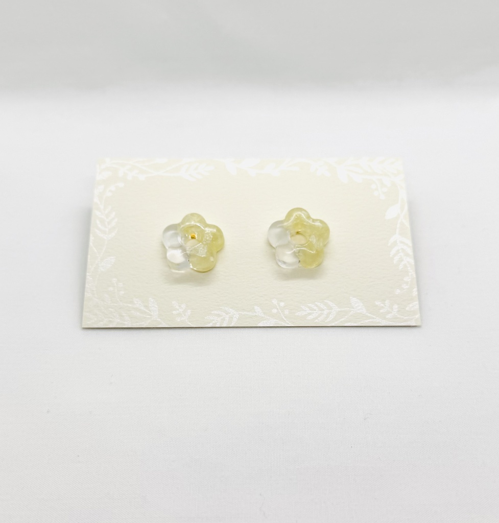  【夏油傑イメージカラー】お花のピアス