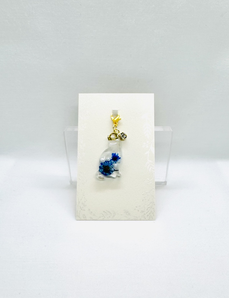 【五条悟イメージ】お花と猫のチャーム