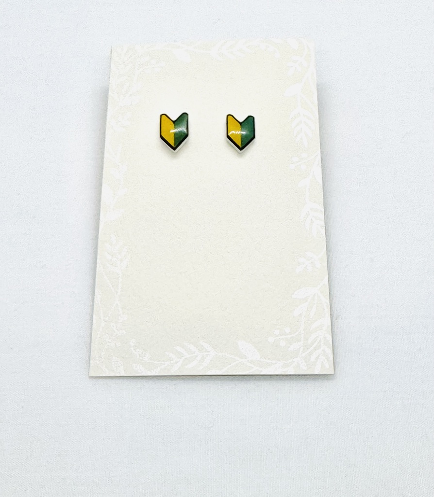 初心者マークのピアス