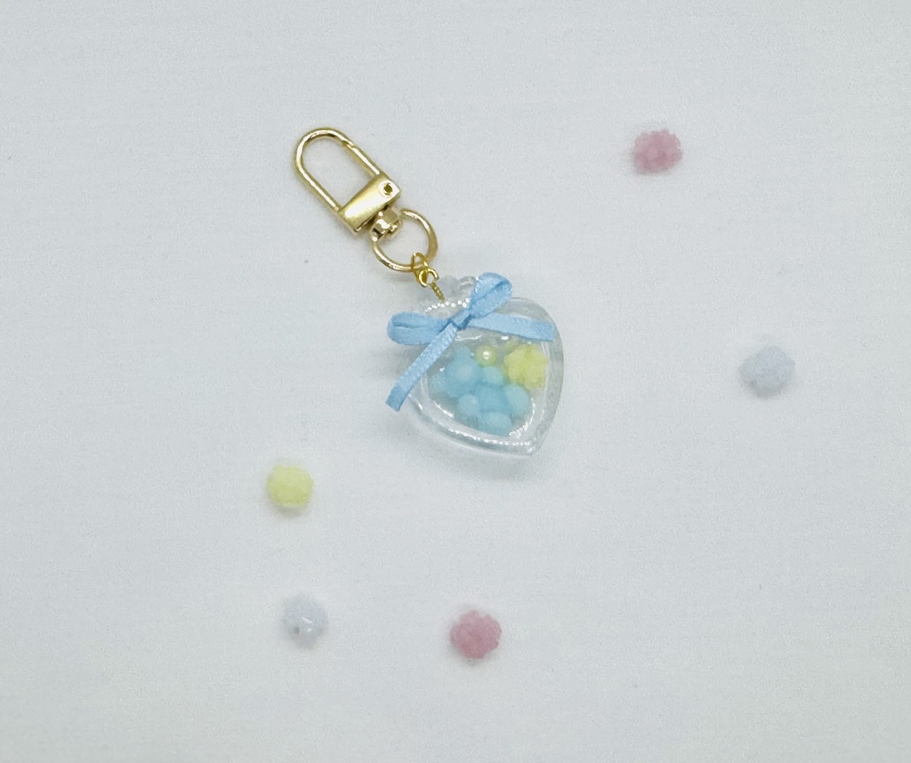 くまちゃんと金平糖のスイーツチャーム