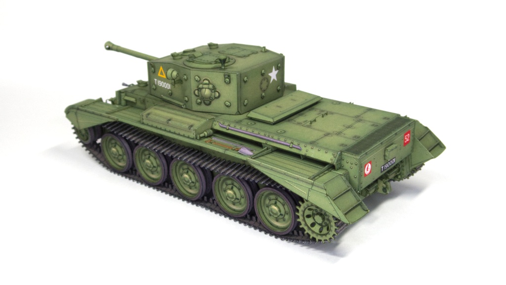 クロムウェル巡航戦車 ペーパークラフト