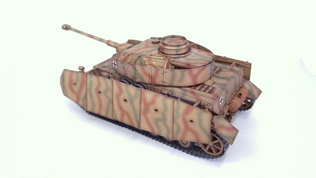 Ⅳ号戦車H型 ペーパークラフト