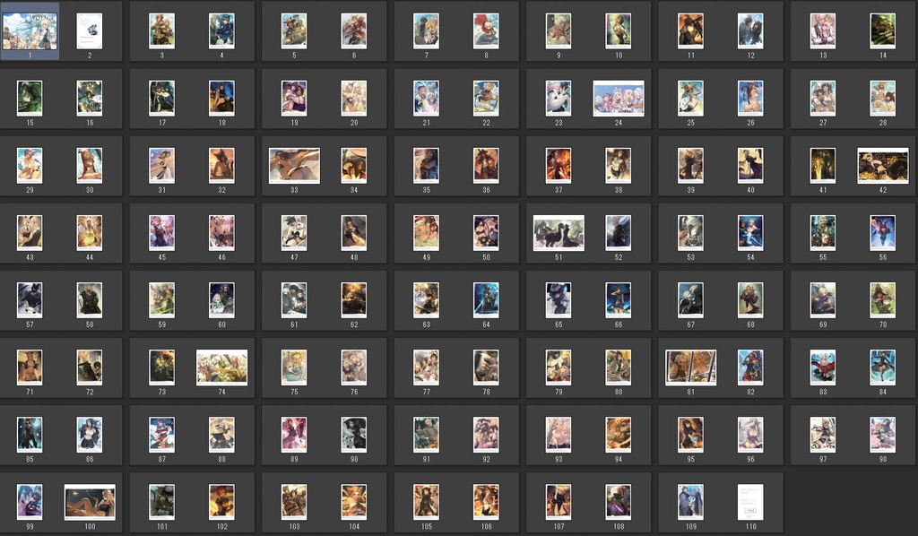 【c104】VOYAGE FF14 イラスト集 Illustration Collection