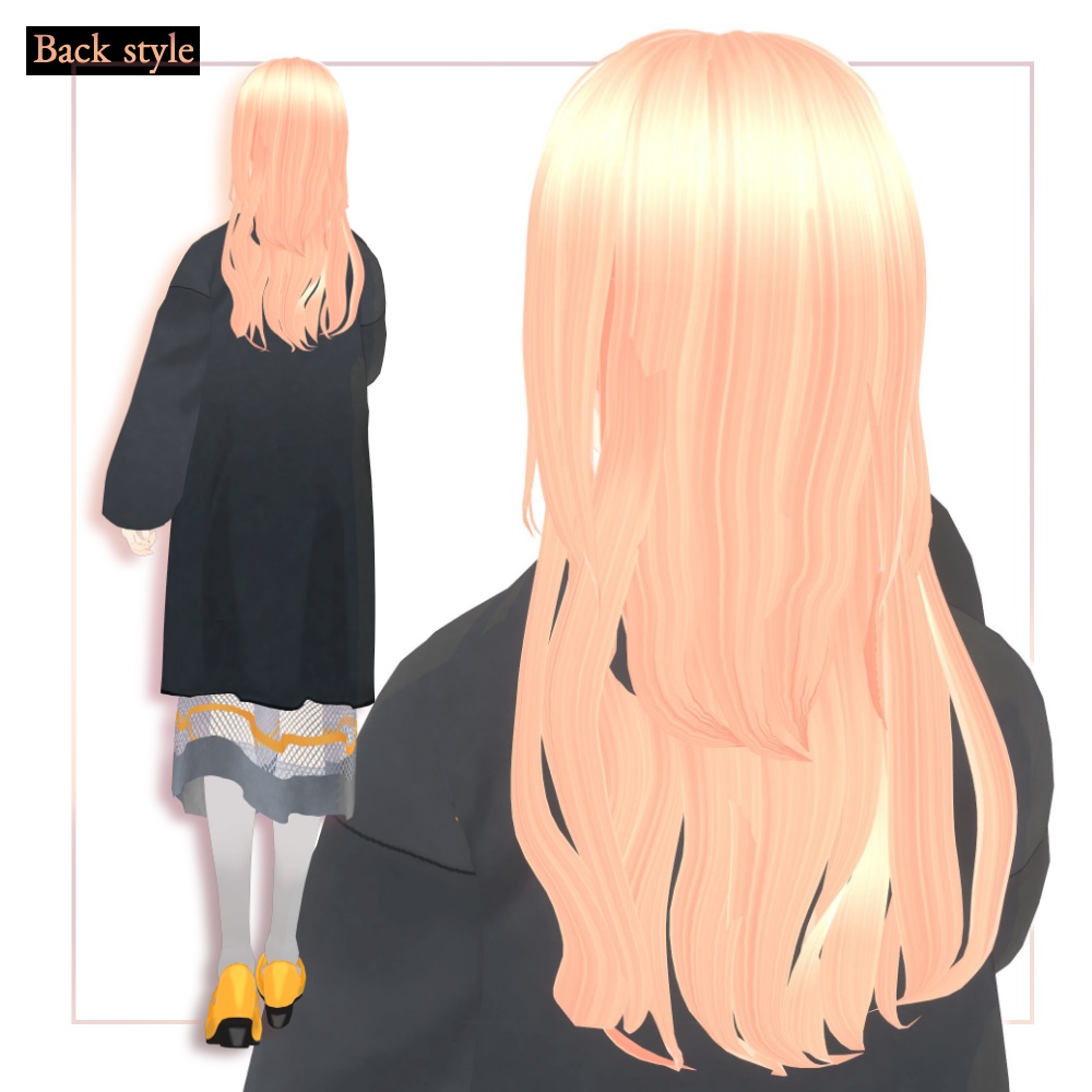 VRoid 3D model【BEE】vrm+vroid #M市C町