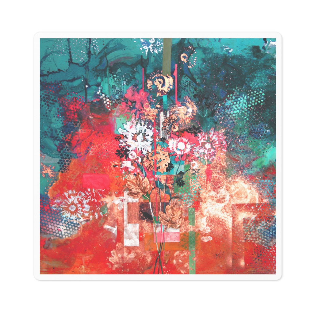 phantom flower-sticker