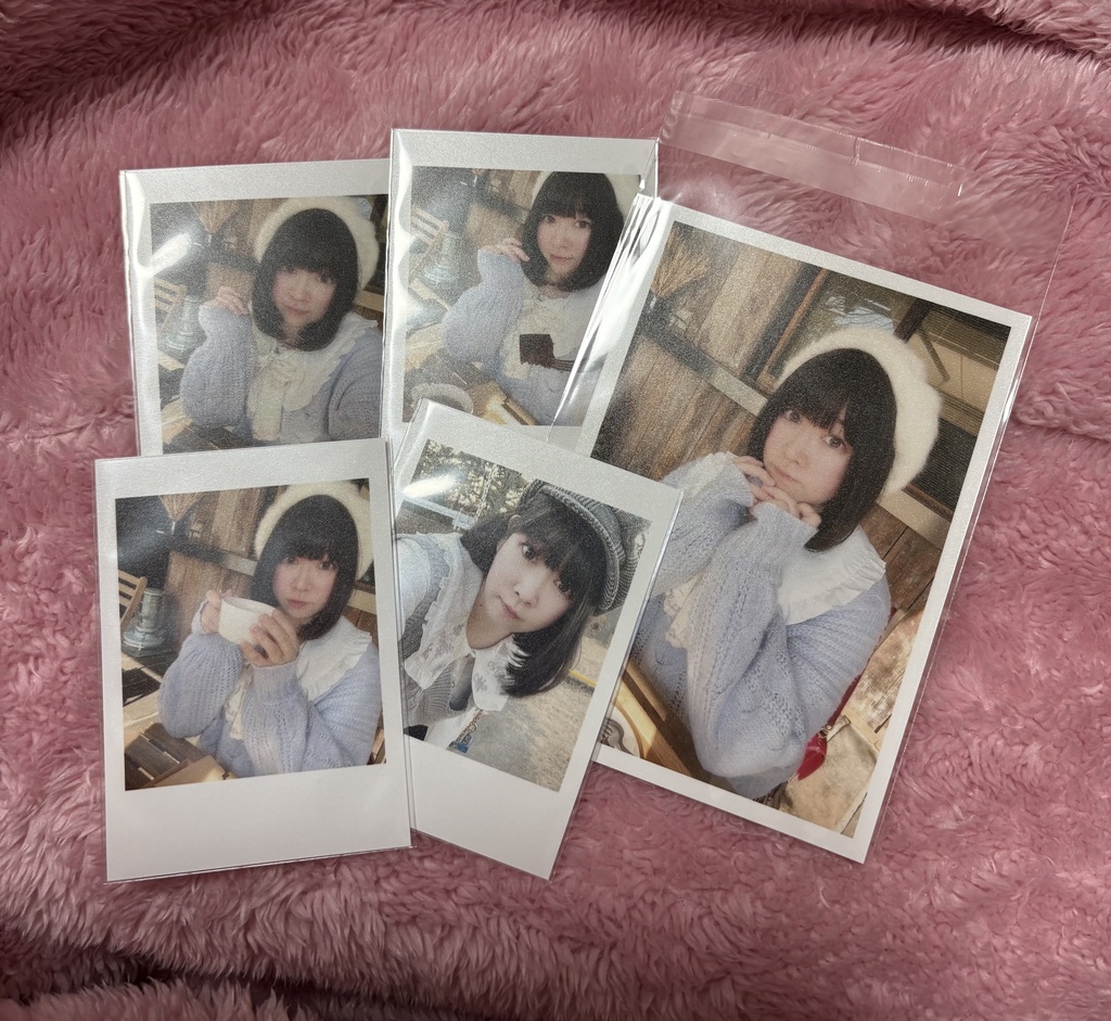 2月 私服 チェキ風フォト おまとめセット